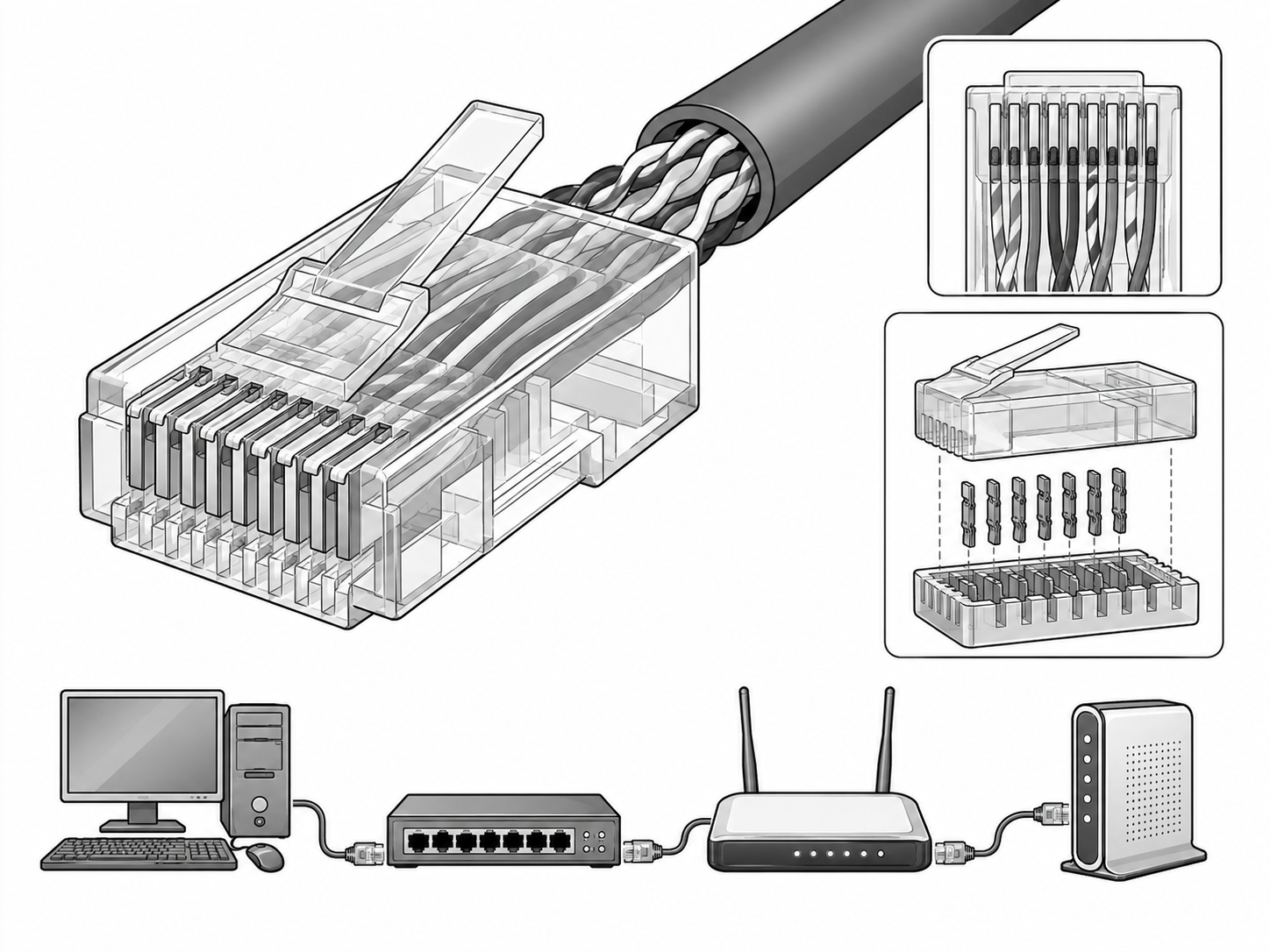 RJ-45 Ethernet connector